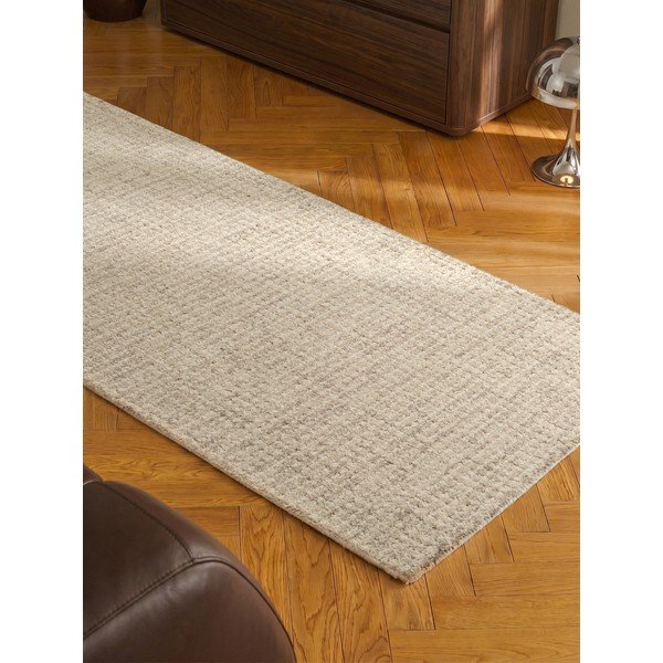 Bézs gyapjú futószőnyeg 80x250 cm Eloise – Hanse Home-image-2