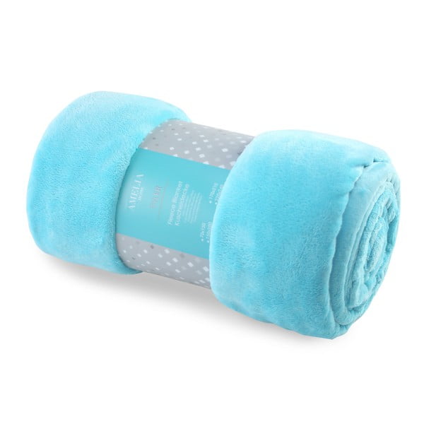 Tyler türkiz mikroszálas takaró, 70 x 150 cm - AmeliaHome-image-2