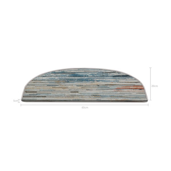 Lépcsőszőnyeg szett 16 db-os 20x65 cm Plain Sky – Vitaus-image-2