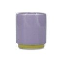 Zöld-lila kőedény csésze 130 ml Duo – ONA