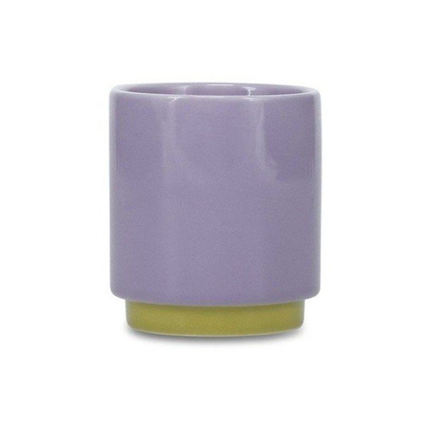 Zöld-lila kőedény csésze 130 ml Duo – ONA