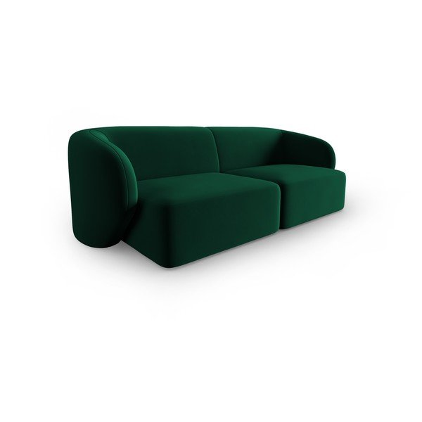 Zöld bársony kanapé 188 cm Paolo – Milo Casa-image-2