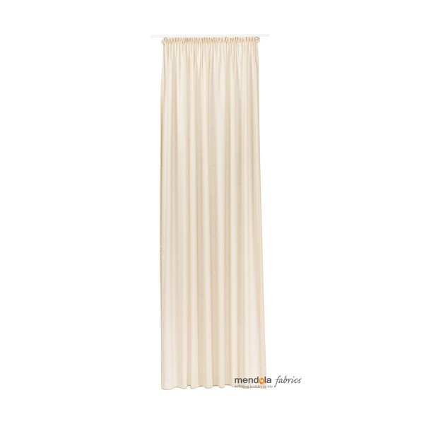 Aranyszínű átlátszó függöny 140x260 cm Lava – Mendola Fabrics-image-2