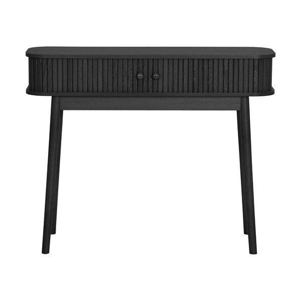Fekete borovi fenyő konzolasztal 30x100 cm Nikoo – House Nordic-image-4