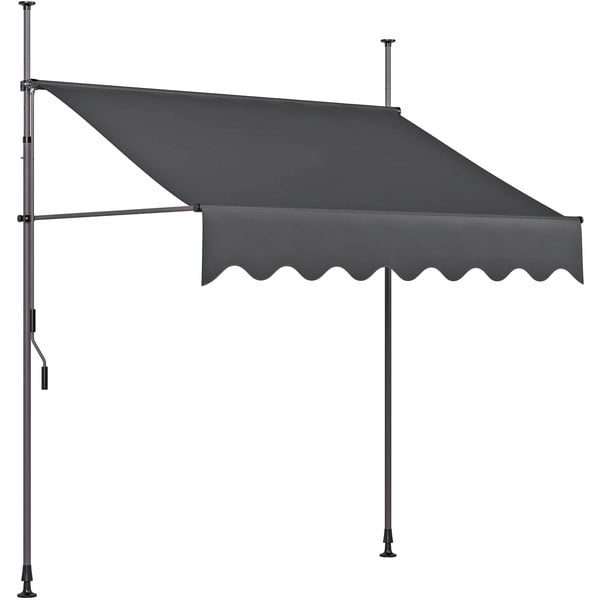 Fekete napellenző 120x300 cm – Garden Pleasure