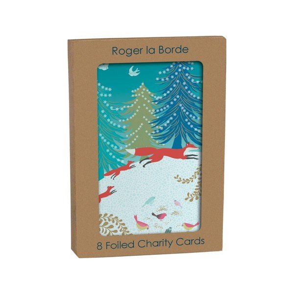 Üdvözlőlap szett 8 db-os karácsonyi mintával Christmas  – Roger la Borde-image-2