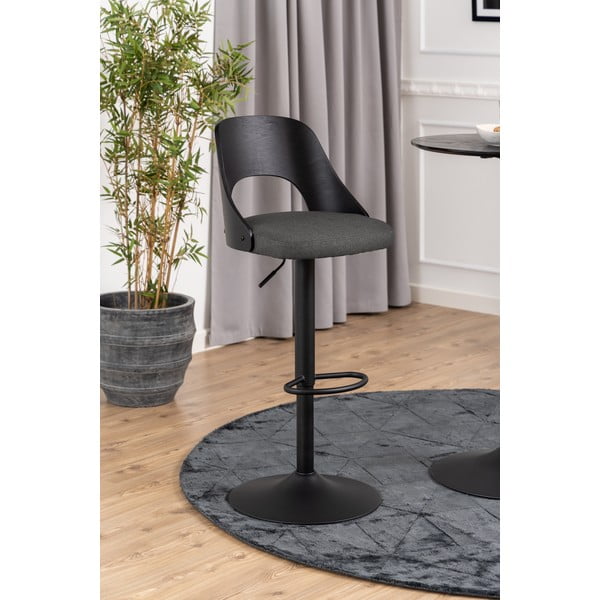 Sötétszürke állítható magasságú bárszék szett 2 db-os (ülésmagasság 84 cm) Lucy – Actona-image-2