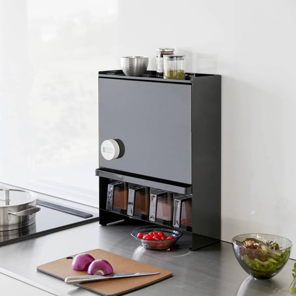 Fém fűszertartó állvány Tower – YAMAZAKI-image-3