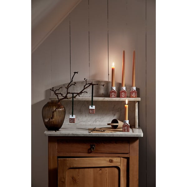 Kerámia adventi gyertyatartó Gingerbread – Kähler Design-image-3