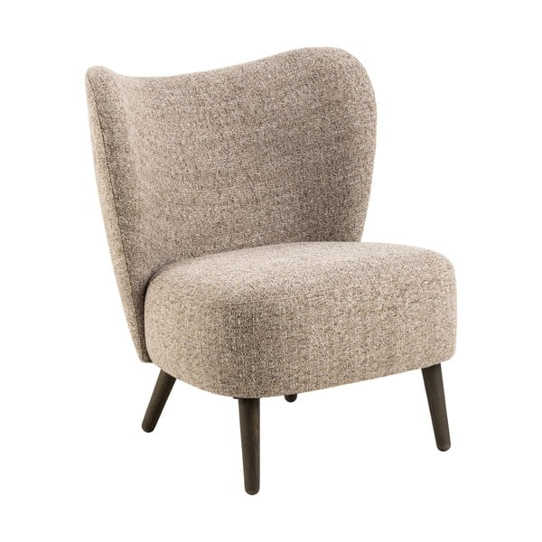 Bézs buklé fotel Elmont – Actona