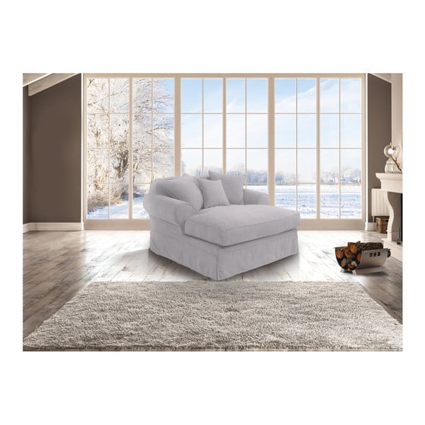 Norris Leather Gray szürke fekvőfotel - Max Winzer-image-4