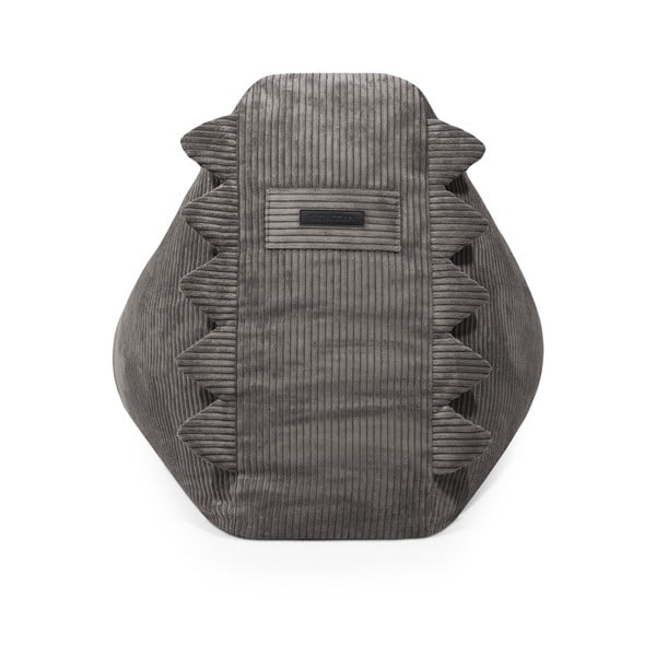 Sötétszürke kordbársony gyerek babzsákfotel Snug 80 Dragon – SLOWDOWN-image-4