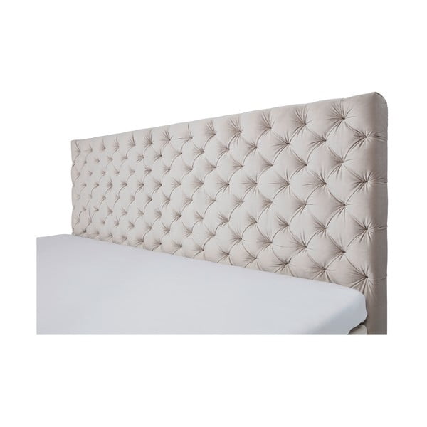 Fehér-krémszínű boxspring ágy 200x200 cm La Maison – Meise Möbel-image-1