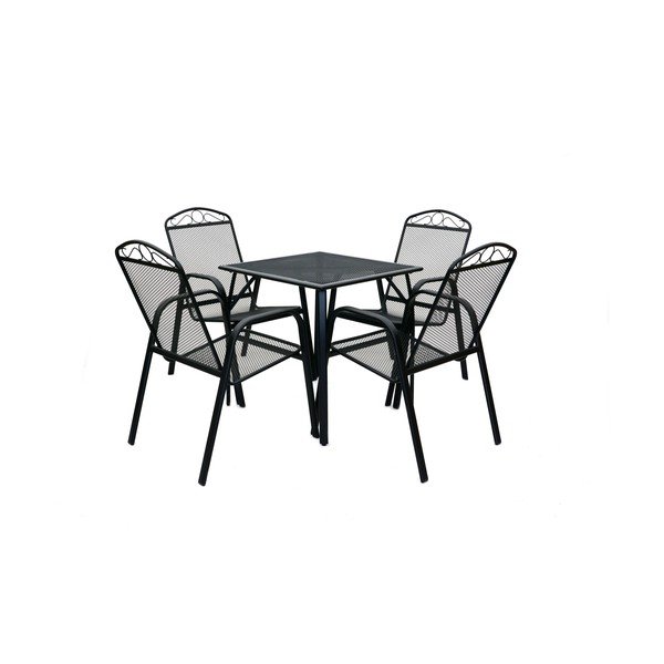 Fém kerti étkezőasztal 70x70 cm ZWMT – Rojaplast-image-4