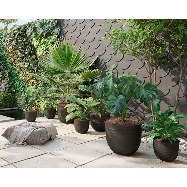 Újrahasznosított műanyag virágcserép ø 30 cm Havana – Artevasi-image-1