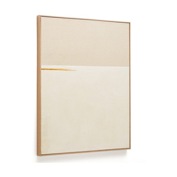 Kézzel festett keretezett-vászon kép 80x100 cm Salin – Kave Home