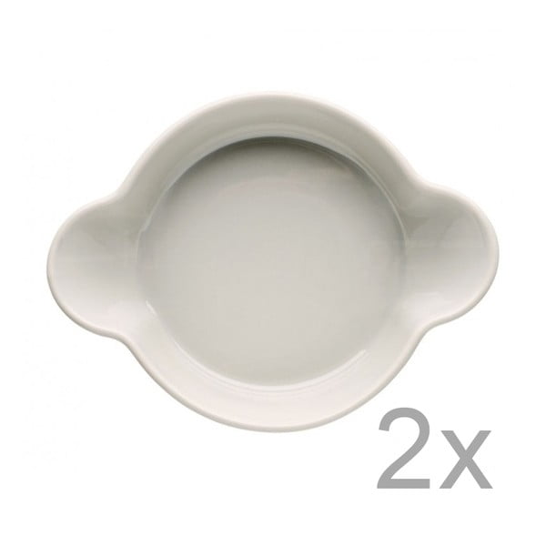 Piccadilly Caroline 2 darab bézs porcelán tál, 13 x 17,5 cm - Sagaform