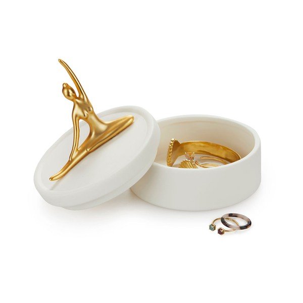 Ballerina fehér porcelán ékszertartó doboz - Balvi-image-2