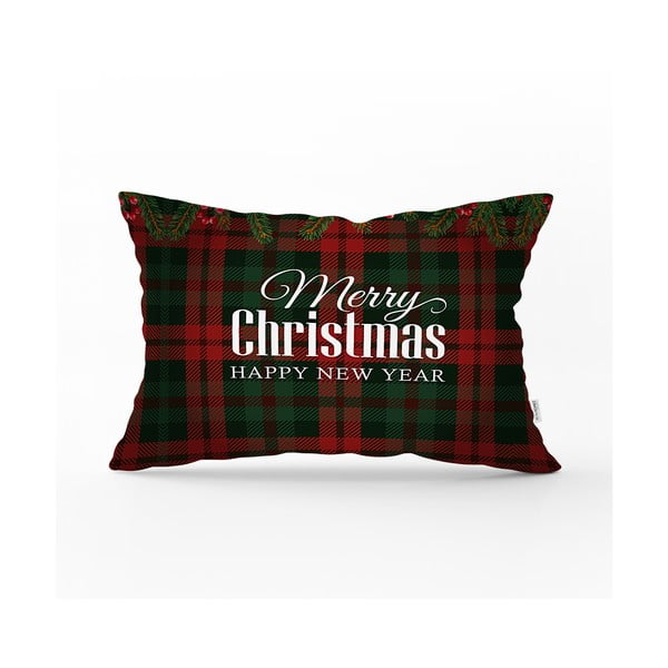 Tartan karácsonyi párnahuzat, 35 x 55 cm - Minimalist Cushion Covers