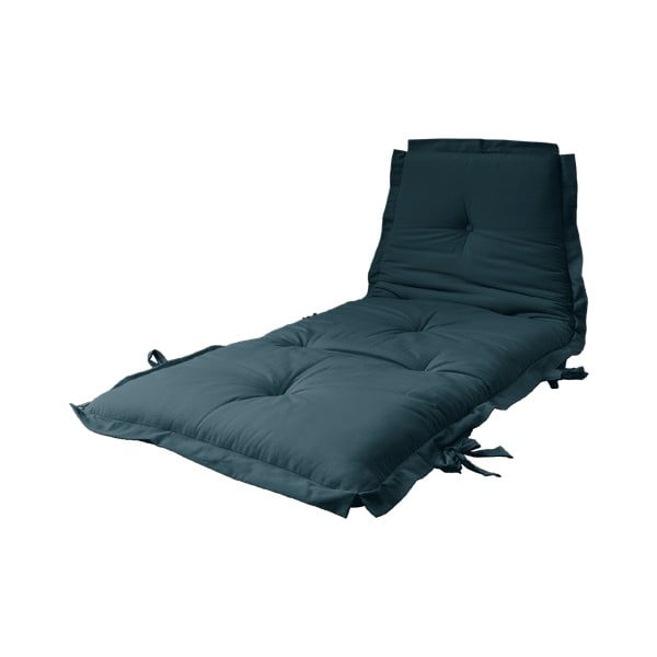 Sit & Sleep Petrol Blue variálható kék futon, 80 x 200 cm - Karup Design