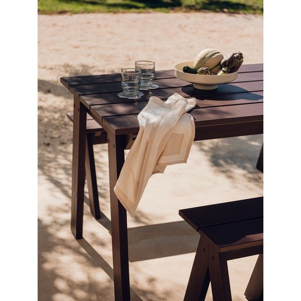 Borovi fenyő kerti étkezőasztal 77x140 cm Navo – noo.ma-image-3