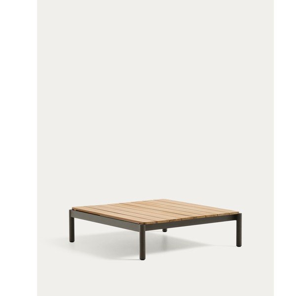 Teakfa kerti dohányzóasztal 89x91 cm Sorells – Kave Home-image-4