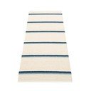 Kék-krémszínű kültéri-beltéri futószőnyeg 70x180 cm Olle Blue Vanilla – Pappelina