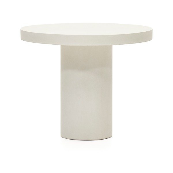 Beton kerek kerti étkezőasztal ø 90 cm Aiguablava – Kave Home-image-2