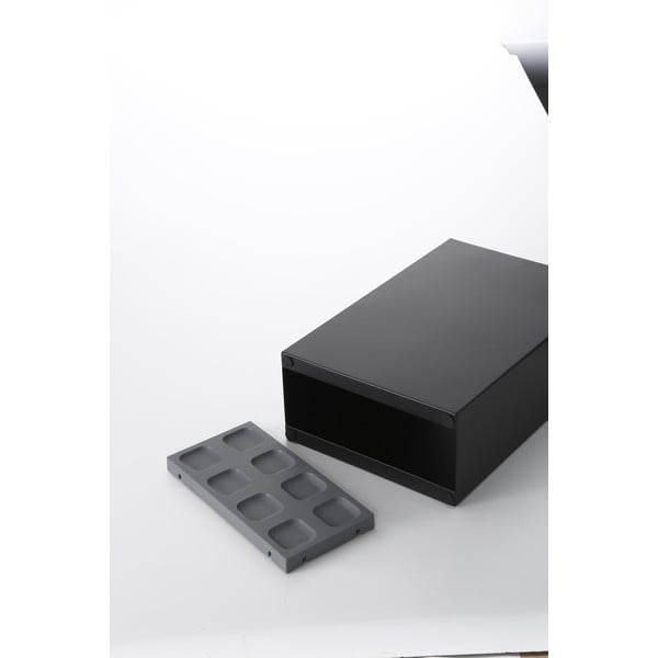 Smart fekete fém esernyőtartó - Yamazaki-image-1