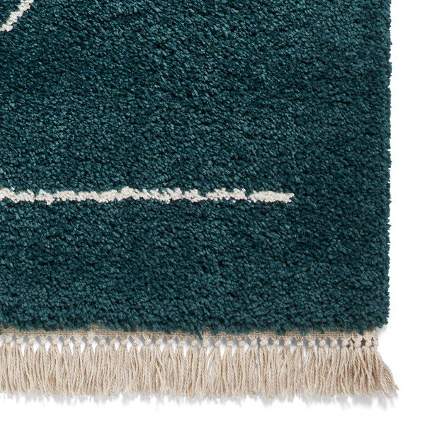 Boho smaragdzöld szőnyeg, 160 x 220 cm - Think Rugs-image-4