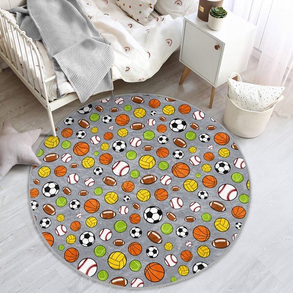 Gyerek szőnyeg ø 80 cm Comfort – Mila Home-image-4