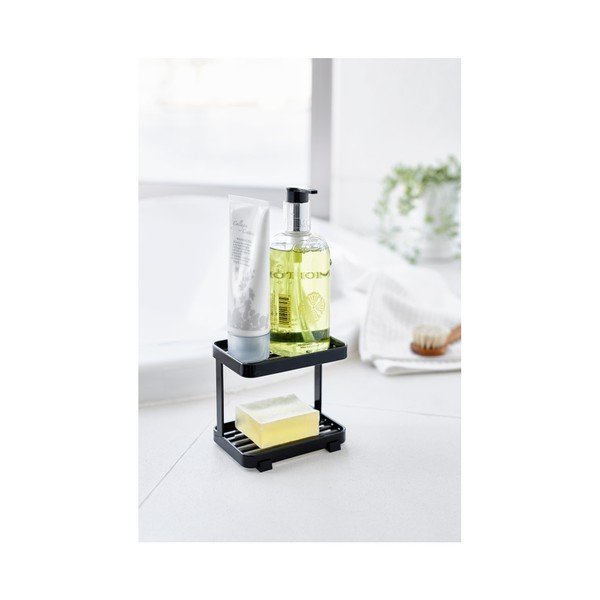 Tower fekete emeletes szappantartó és polc - YAMAZAKI-image-1