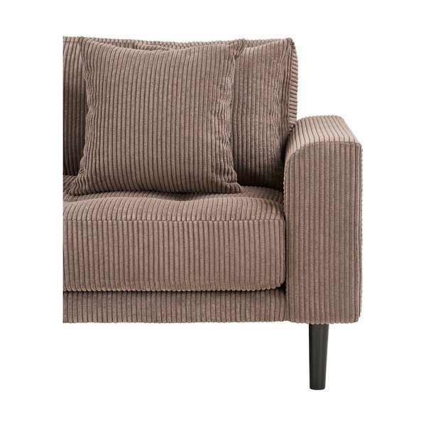 Barna kordbársony kanapé 210 cm Lido – House Nordic-image-4