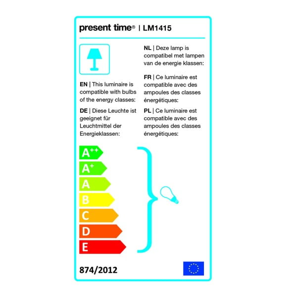 Mingle fehér állólámpa réz színű részletekkel - Leitmotiv-image-2