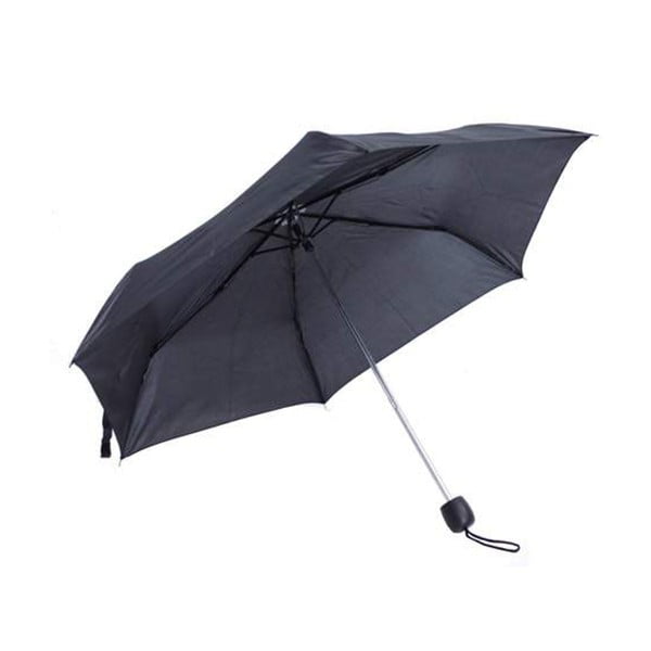 Light & Compact Basic fekete összecsukható esernyő, ⌀ 95 cm - Ambiance
