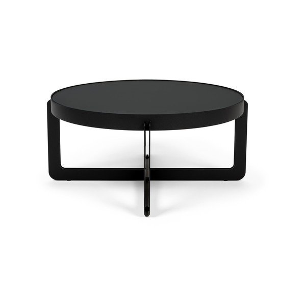 Fekete kerek dohányzóasztal Centre – Zuiver-image-2