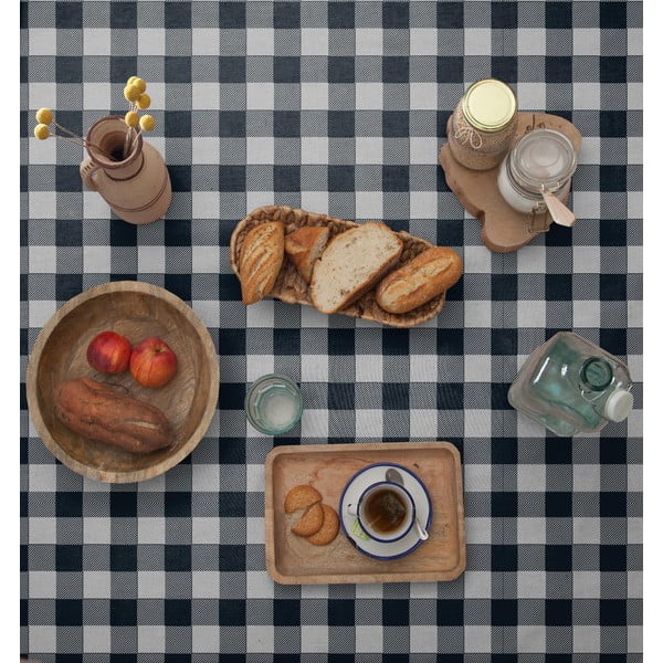 Blue Vichy asztalterítő, 140 x 140 cm - Really Nice Things-image-2