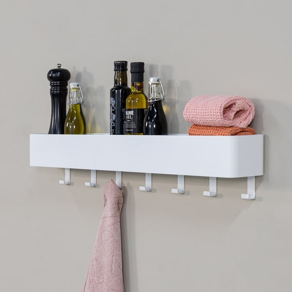 Fehér fali acél fürdőszobai polc Multi – Spinder Design-image-1