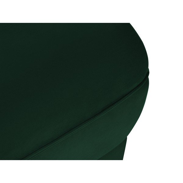 Zöld bársony puff Lando – Micadoni Home-image-1