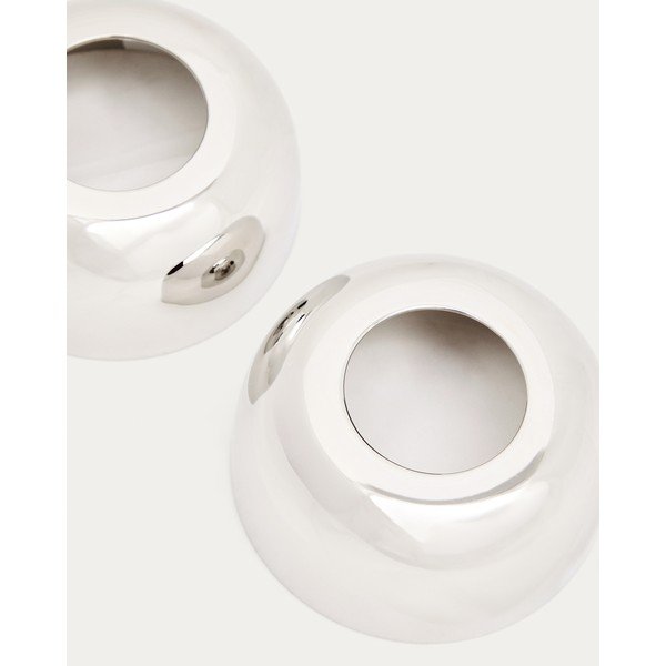 Rozsdamentes acél lágytojás tartó szett 2 db-os Nirela – Kave Home-image-2