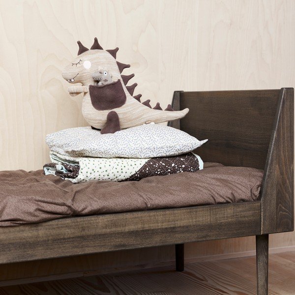 Zöld kézi szövésű gyapjúkeverék gyerek szőnyeg ø120 cm Theo DIno – OYOY Mini-image-2