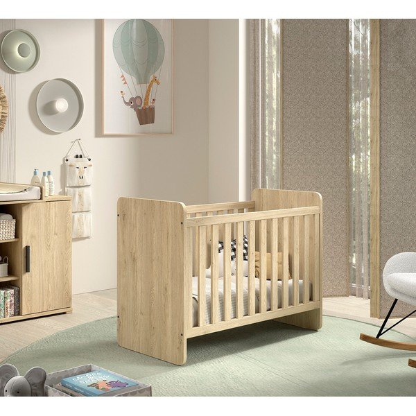 Natúr színű babaágy 60x120 cm Sam – Vipack-image-1