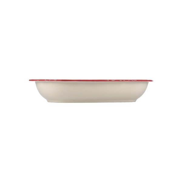 Borvörös-elefántcsont színű szervírozó porcelán tányér Cyril – S|P Collection-image-4