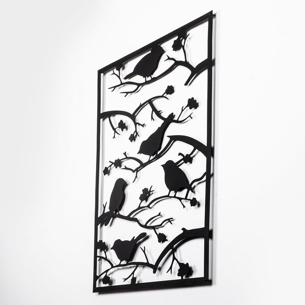 Fém fali dekoráció 47x66 cm Branch & Birds – Wallity-image-2