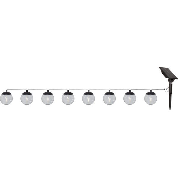 Napelemes fényfüzér, izzók száma 8 db, hosszúság 210 cm Globe – Star Trading-image-4