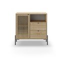 Natúr színű szekrény tölgyfa dekorral 80x80 cm Inca – Marckeric