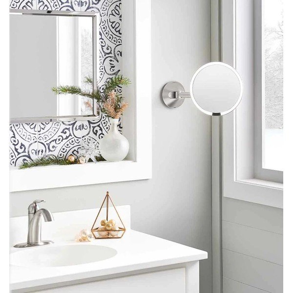 Kozmetikai tükör világítással-nagyítós (tízszeres) ø 12 cm Travel – simplehuman-image-4