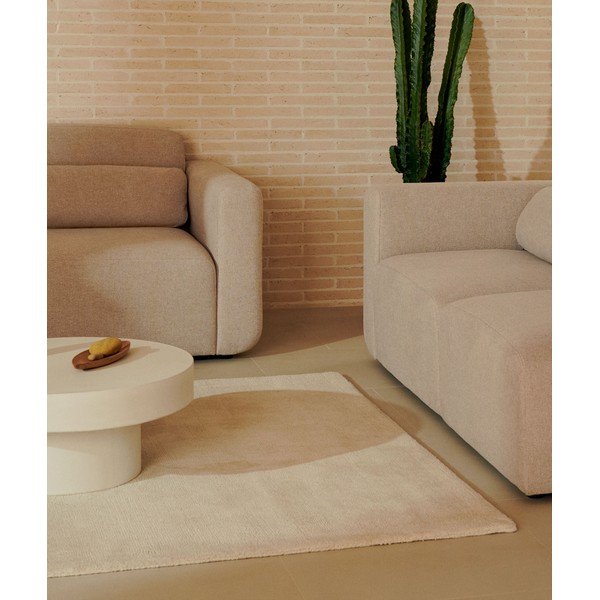 Krémszínű szőnyeg 200x300 cm Empuries – Kave Home-image-1