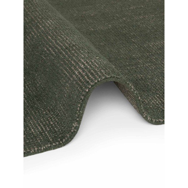 Sötétzöld kézi szövésű gyapjú kerek szőnyeg ø 160 cm Greenwich – Ted Baker-image-3