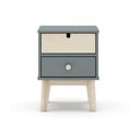 Szürkészöld gyerek éjjeliszekrény Estefania – Marckeric